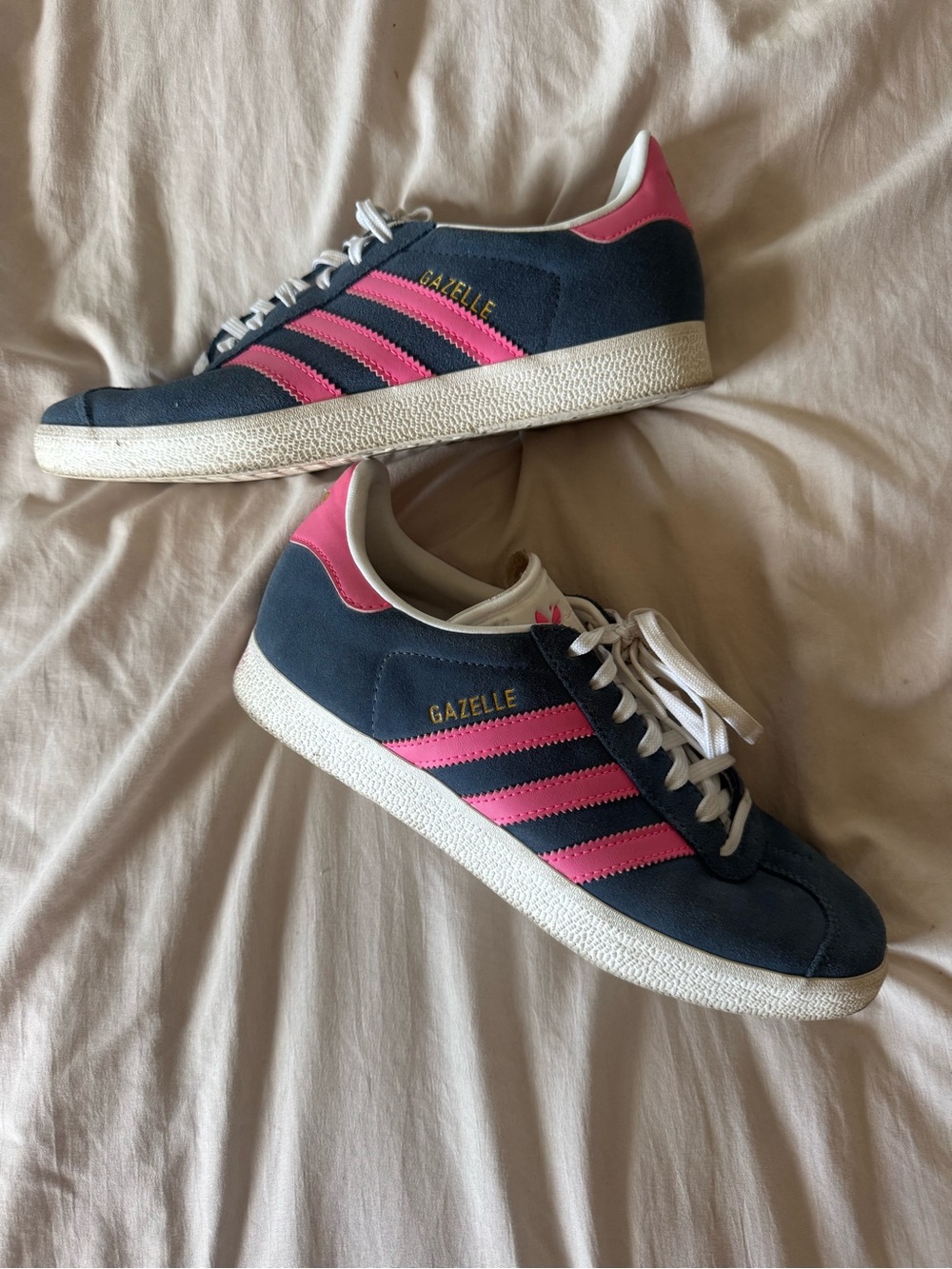 Adidas Gazelle Women's Navy & Pink Suede Sneaker